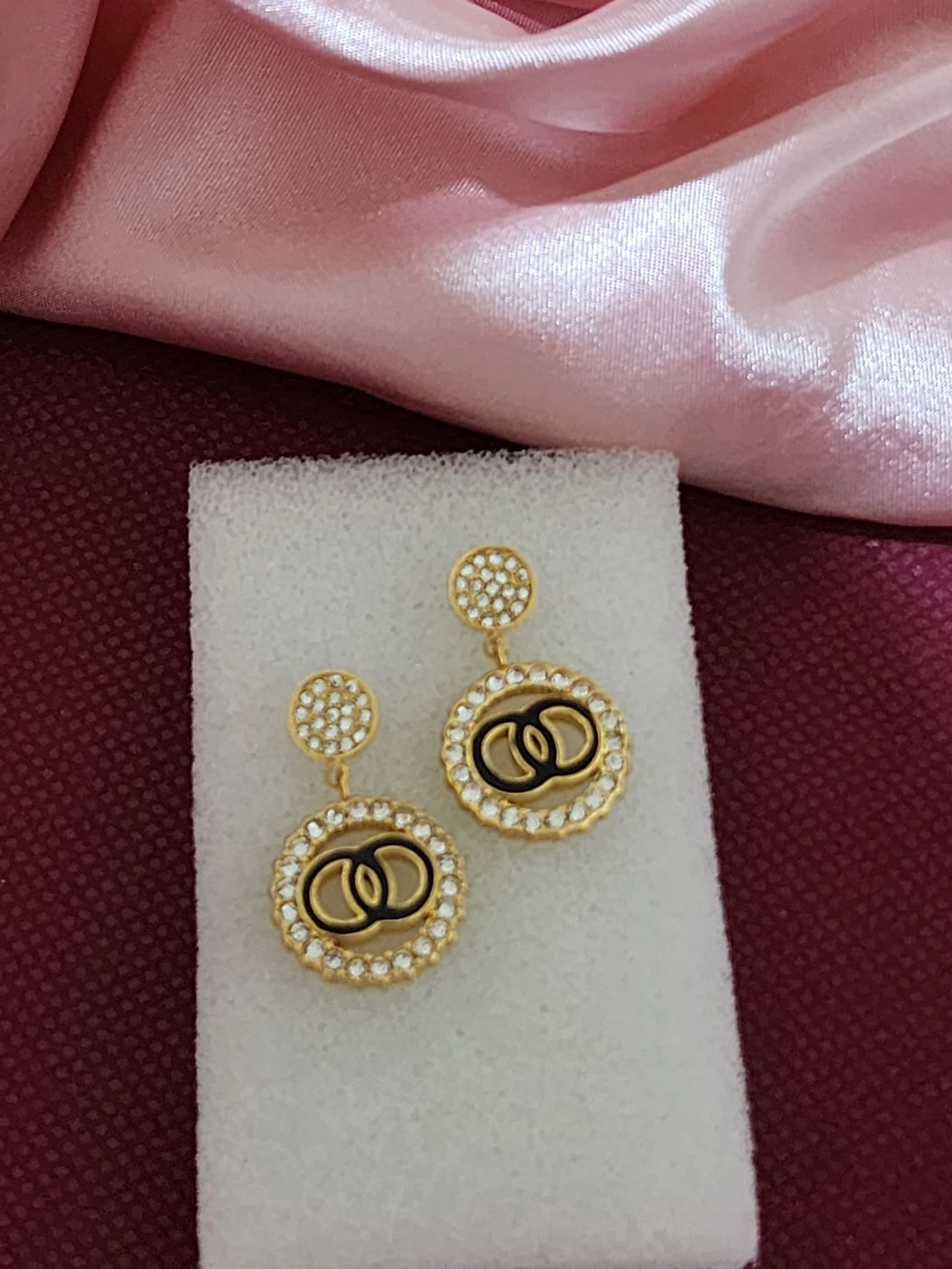Pendientes dorados acero inoxidable  – photo 5